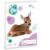 Ars Una Brezčrtni zvezek : Ljubke živali - Srna A/5 20-32 | Shoptok.si