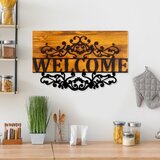 Atelier Del Sofa zidna dekoracija Welcome, 58x36x3 cm, Crna | ePonuda.com