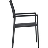  7-dijelni vrtni blagovaonski set crni | shoptok.hr