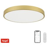  Immax NEO 07311L-LED prigušiva stropna svetiljka SEMPLICI 96W/230V prečnik 80 cm Wi-Fi Tuya zlatna + daljinski upravljač | Eponuda.com