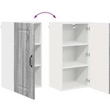 vidaXL Stenska kuhinjska omarica s polico Siva Sonoma 40 x 31 x 80 cm | Shoptok.si