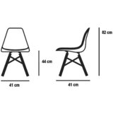  Stolica Charlie štof braon FA0074 | Eponuda.com