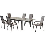 Gardenson Vrtni Set Trivero, 7-Delni, Raztegljiva Miza | Shoptok.si