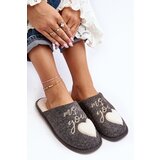 Boto Women's Classic Slip-on Slippers Gray Mabira Fleece-lined | ePonuda.com