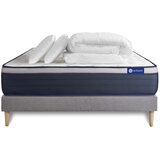 ACTISOM Celoten paket za posteljo - Vzmetnica 160x200 cm + vzmetnica z letvami (komplet) + 2 vzglavnika + odeja - Actilatex Max, (21613582) | Shoptok.si