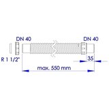 LOŽ METALPRES Fleksibilna cijev ravna Lož Metalpres 530 mm /fi 40 | shoptok.hr
