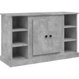  Komoda betonsko siva 100x35,5x60 cm inženirski les, (20654052) | Shoptok.si