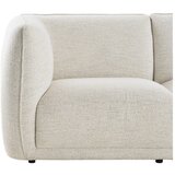House Nordic Krem kutna garnitura od šenila (s desnim kutom/s ležaljkom) Noor – | shoptok.hr