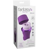 FANTASY FOR HER Lush Kiss Plush - vakuumski vibrator za klitoris s jezikom (ljubičasti) Slike