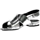 Calvin Klein SILVER WOMAN SANDAL SHOES | shoptok.hr