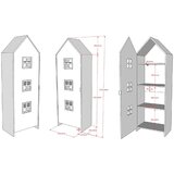 Vipack Svetlo modra/rožnata otroška garderobna omara 115x171,5x37 cm Casami – | Shoptok.si