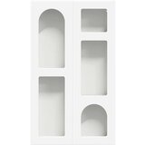 Viseći ormarić Zidne Bijelo 59 x 20 x 100 cm Konstruirano drvo | shoptok.hr