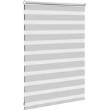 vidaXL Zebra senčilo svetlo sivo 100x100 cm tkanina širina 95,9 cm | Shoptok.si