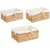  Košare za pohranu 3 pcs Prirodna Zumbul | Eponuda.com