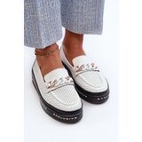 S. BARSKI Women's Leather Platform Loafers with Chain S.Barski | Shoptok.si