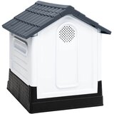  Kućica za pse siva 57x68x66 cm polipropilen | shoptok.hr