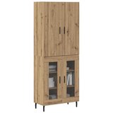  Highboard 2 pcs Staro drvo 69,5 x 34 x 180 cm Konstruirano drvo | shoptok.hr