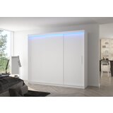 ADRK Klizni ormar s LED rasvjetom ANTOS 250 - BIJELA | shoptok.hr