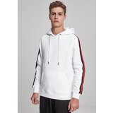 Urban Classics Stripe Shoulder Hoody wht/blk/firered | ePonuda.com