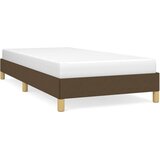 The Living Store Posteljni okvir temno rjav 90x200 cm blago - Posteljni Okvir, (21528939) | Shoptok.si