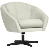 Stylife FOTELJ, bela tekstil | Shoptok.si