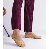 Gemre Beige woven ballet flats Salinela | shoptok.hr