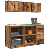 Garažni ormarići 6 kom boja drva konstruirano drvo | shoptok.hr