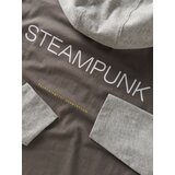 Reserved - Predimenzionirana majica dugih rukava s printom - tamnosivo | shoptok.hr