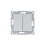 HAGER prekidač izmjenični 10A 2S lumina sivi WL0052 | Eponuda.ba