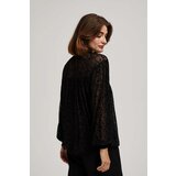 Marisse Black Puff Sleeve Shirt | Shoptok.si