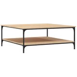  Stolić za kavu boja hrasta 100 x 100 x 40 cm konstruirano drvo | shoptok.hr