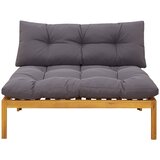  Srednji Sofe Jedinica Prirodna i tamno siva 120 x 80 x 82 cm | shoptok.hr