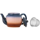 Bloomingville Plavi/narančasti keramički čajnik s cjedilom 890 ml Tatum – | shoptok.hr