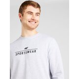 4f Sportska sweater majica svijetlosiva / crna | shoptok.hr