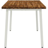  120 x 80 x 75 cm Čvrsto drvo akacije Prirodna i bijela | shoptok.hr