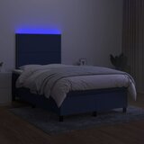  box spring s madracem LED plavi 120 x 200 cm od tkanine | shoptok.hr