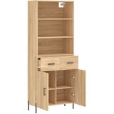  Visoka komoda hrasta sonome 69,5x34x180cm od konstruiranog drva | shoptok.hr