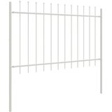  Vrtna Ograda 5 pcs Bijelo 8,5 x 0,8 m Čelik s prahom | shoptok.hr