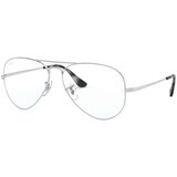 Ray-ban Ray Ban Okvir za naočare Aviator 0RX6489 2501 55-58, Srebrne boje Cene