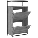 Furnova Omarica za čevlje siva sonoma 60x34x112 cm inženirski les, (21954472) | Shoptok.si