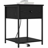  Noćni ormar 2 pcs Crni hrast 42 x 41 x 56 cm Konstruirano drvo | shoptok.hr
