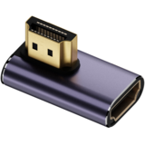 4SMARTS HDMI 8K kotni adapter komplet – 3× adapter + HDMI spojnik (siv) | Shoptok.si