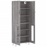  Visoka komoda siva sonome 69,5x34x180 cm od konstruiranog drva | shoptok.hr