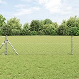  Stup za ogradu Srebrno 25 x 0,8 m (60 x 60 mm mreža) Čelik | shoptok.hr