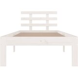  Okvir za krevet od masivnog drva bijeli 90 x 200 cm | Eponuda.com