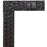  5-dijelni vrtni blagovaonski set s jastucima od poliratana crni | shoptok.hr