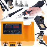 Rosfix POSTAJA ZA SPAJKANJE 2 V 1 (HOT-AIR IN 900M) ORANŽNI HUSKY OH660 SERIES ELECTRIC S+MODRI LARK 80W BL80W LIKALNIK ZA SPAJKANJE Z DODATNIM KOMPLETOM, (21746572) | Shoptok.si