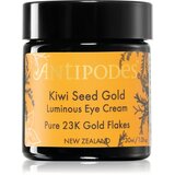 Antipodes Kiwi Seed Gold posvjetljujuća krema za područje oko očiju sa zlatom 30 ml | shoptok.hr