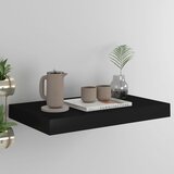 Maison Chic Stenska polica - Viseča Polica črna 40x23x3,8 cm MDF, (21784624) | Shoptok.si