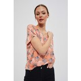 Marisse Viscose Shirt With Open Back L-Ko-3742 Melon | Shoptok.si